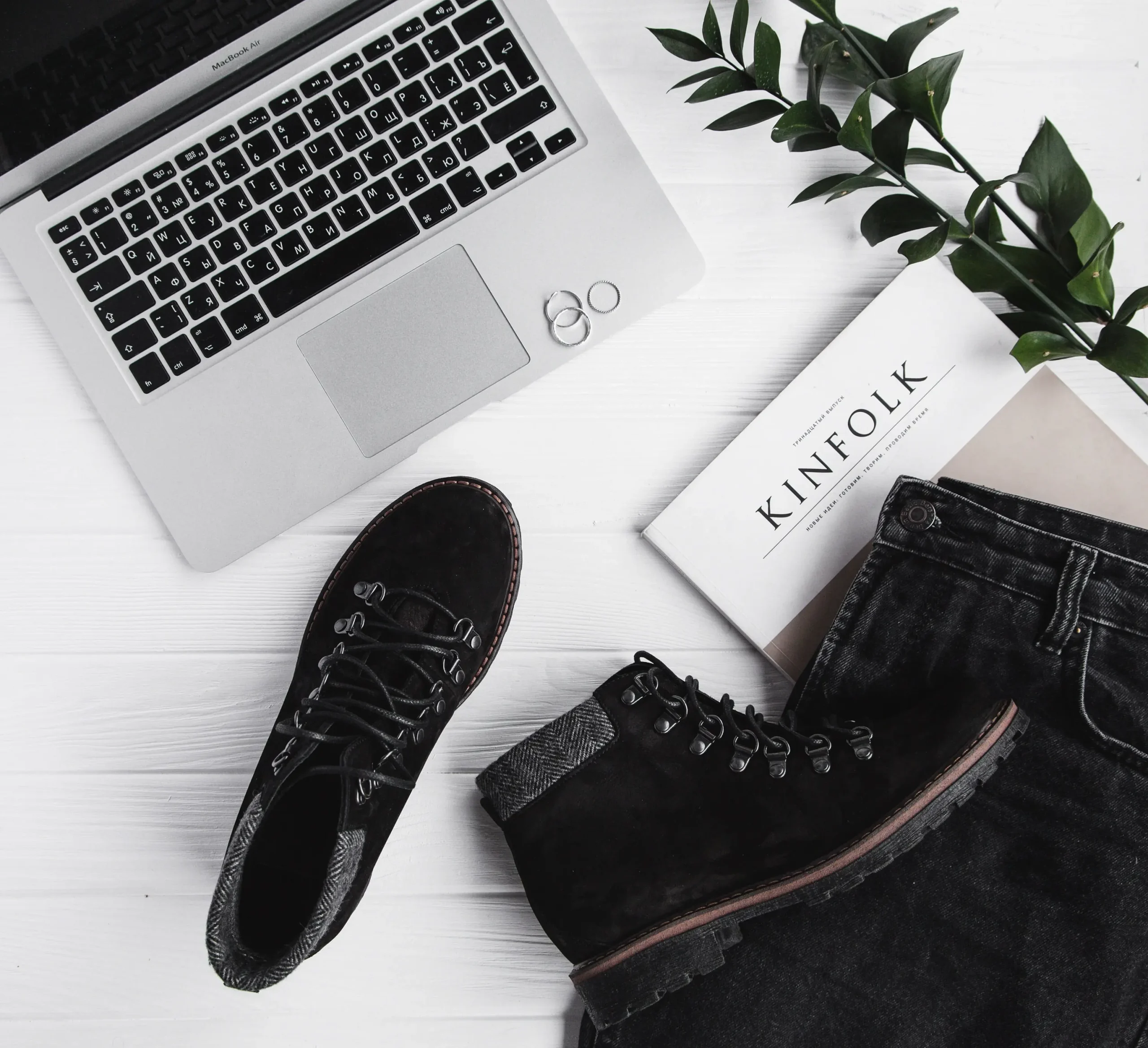 Women’s Black Nubuck Handmade Hiker Boots