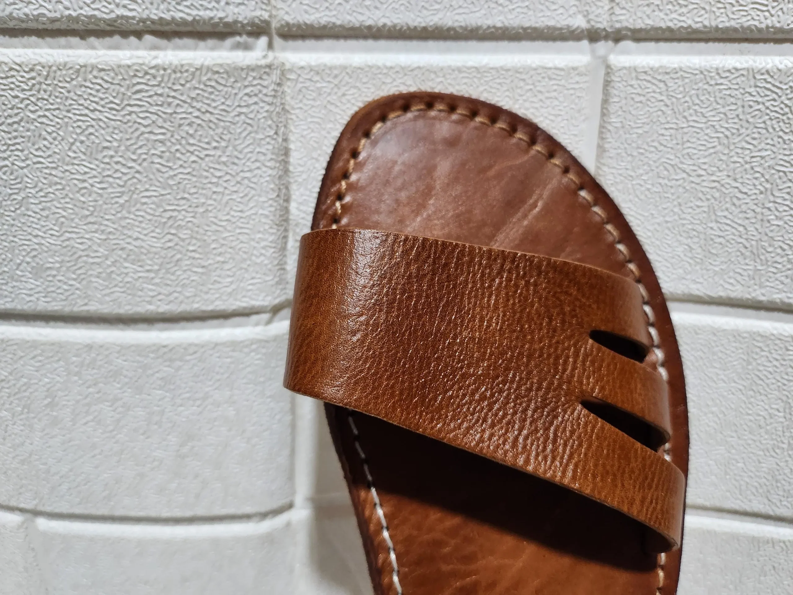 Women’s Buckled Moroccan Leather Summer Flats