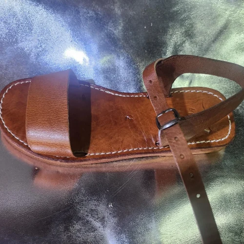 Women’s Brown Moroccan Leather Fall Sandals