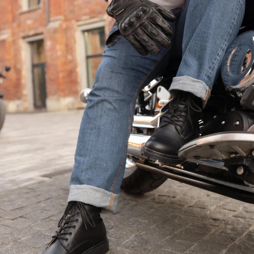 Vintage Black And Brown Leather Boots Men S